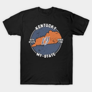 Kentucky My State Patriot State Tourist Gift T-Shirt